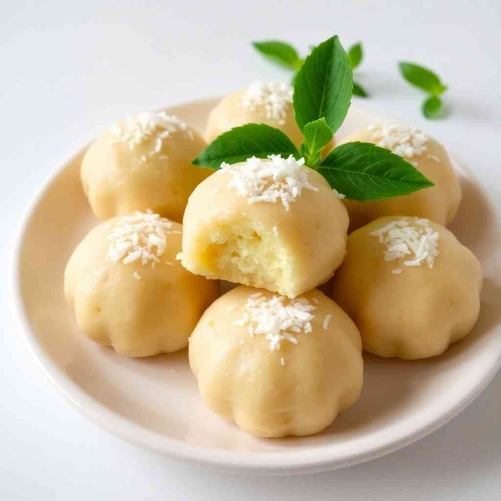 Bhapa Pitha Recipe Easy Steamed Coconut Cakes